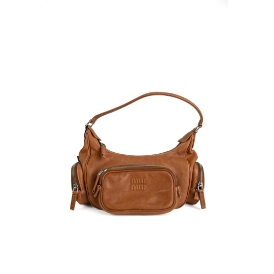Túi Miu Miu Pocket Da Nappa Nâu
